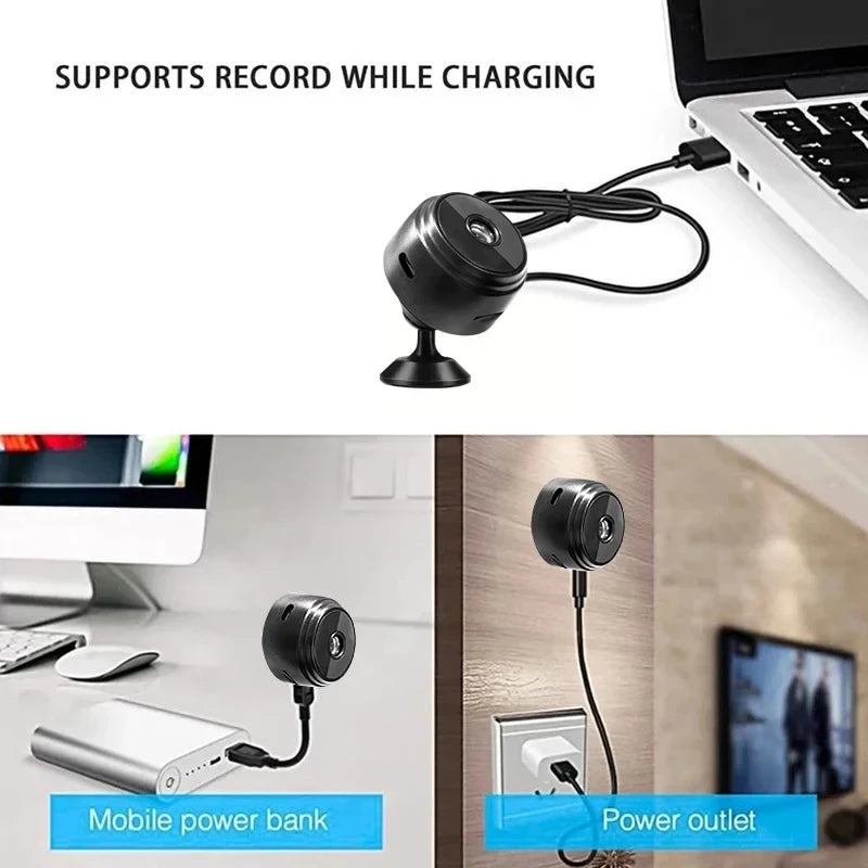 Protege Tu Hogar con la Cámara Mini A9 2MP WiFi: ¡La Guardián Invisible Contra Ladrones!