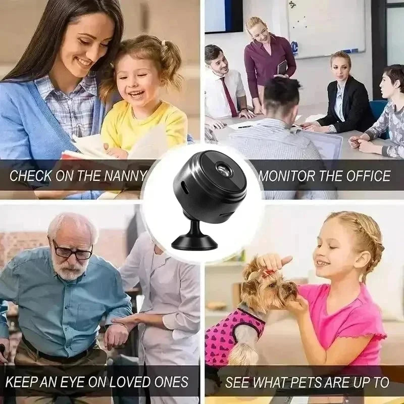 Protege Tu Hogar con la Cámara Mini A9 2MP WiFi: ¡La Guardián Invisible Contra Ladrones!